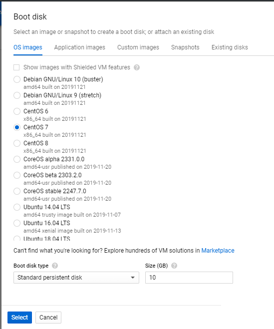 How to create a Virtual Machine in Google Cloud(SDK v272.0) 5