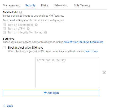 How to create a Virtual Machine in Google Cloud(SDK v272.0) 6