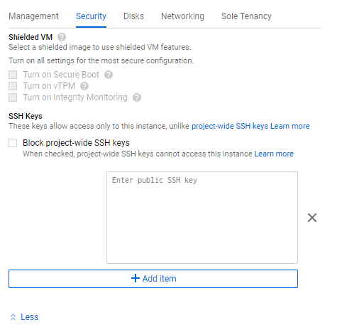 How to create a Virtual Machine in Google Cloud(SDK v272.0) 6