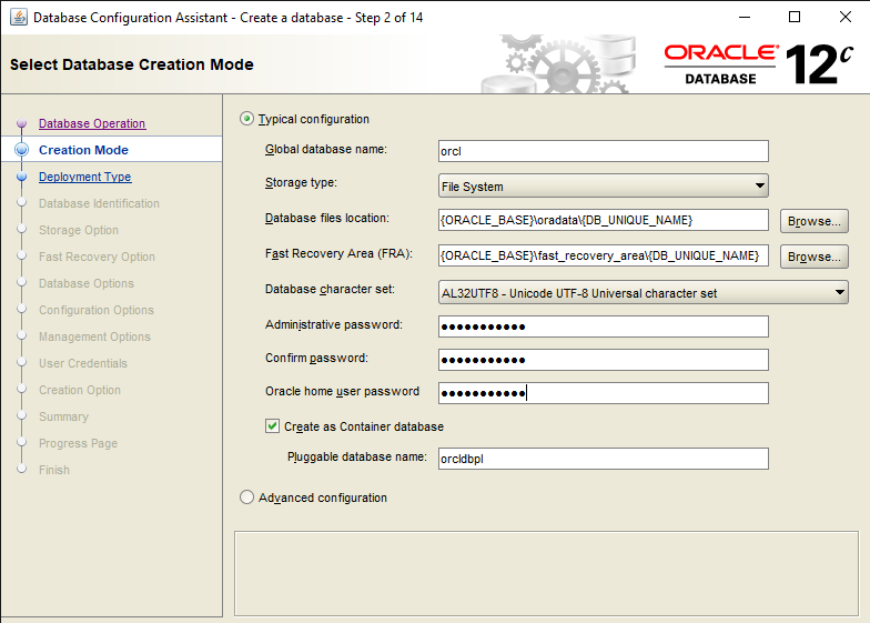 Best Steps to Create a Database in Oracle DB 12c 7