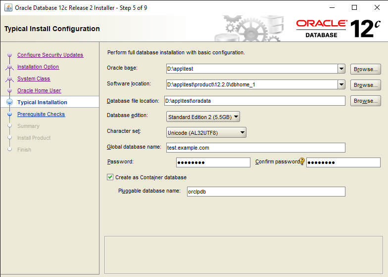 Easy steps to Install Oracle Database 12c in Windows 10 7