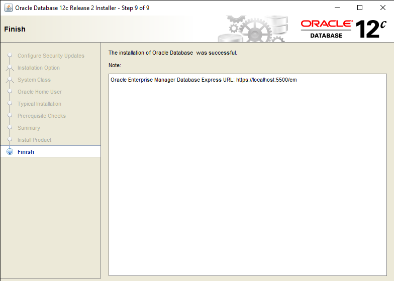 Easy steps to Install Oracle Database 12c in Windows 10 29