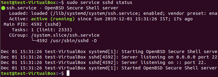 How to Install or Enable ssh on Ubuntu(18.04/17.04/16.04) 4