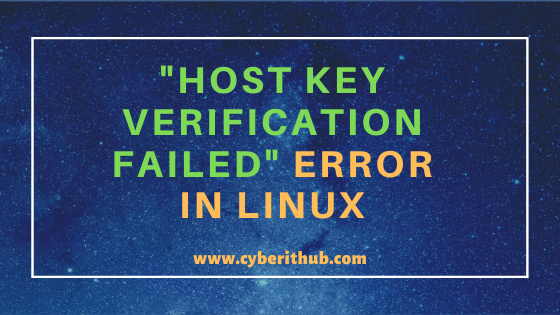 How to fix SSH "host key verification failed" error in Linux(2 Easy Methods) 1