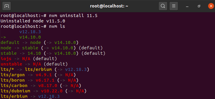 12 Easy Steps to Install NVM for Node.js on Ubuntu 20.04 11