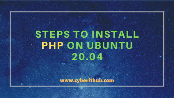 6 Easy Steps to Install PHP on Ubuntu 20.04 11