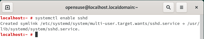 How to Start and Enable SSHD Service in OpenSUSE Linux 3