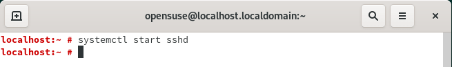 How to Start and Enable SSHD Service in OpenSUSE Linux 2