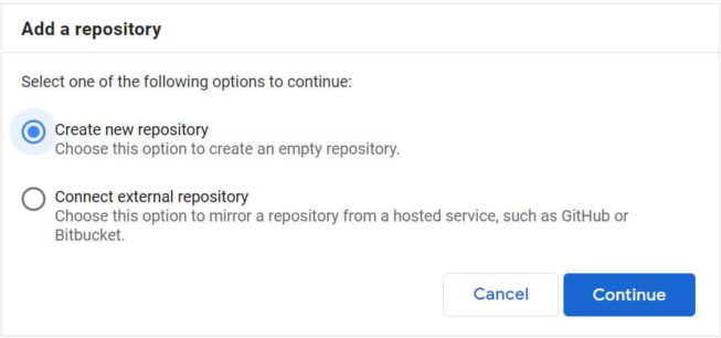 Create a Repository Using Google Source Repositories(GSR) in 5 Simple Steps 5