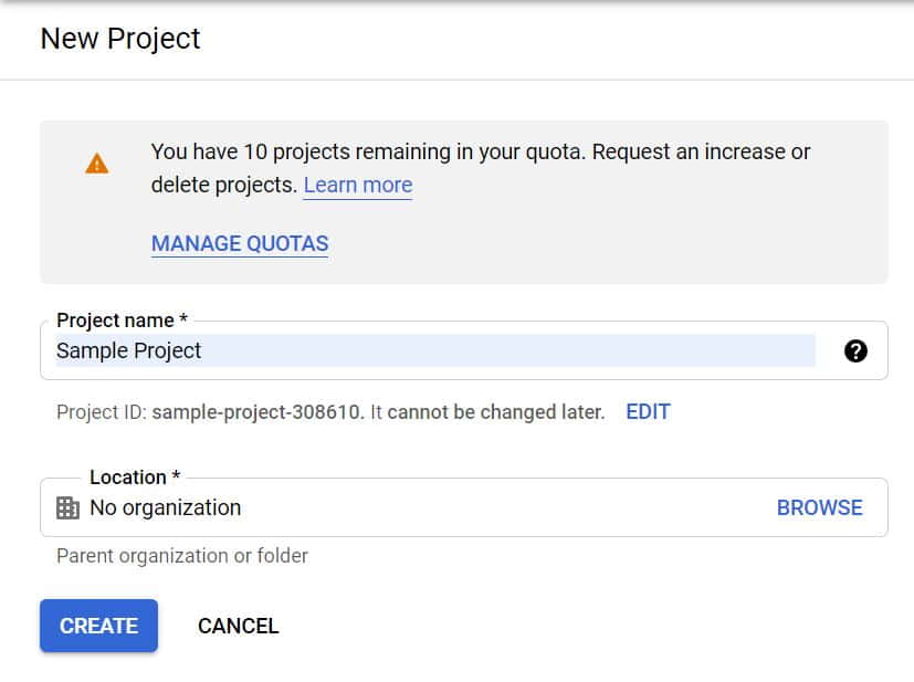How to Create a Project in Google Cloud(GCP) in 4 Best Steps 4