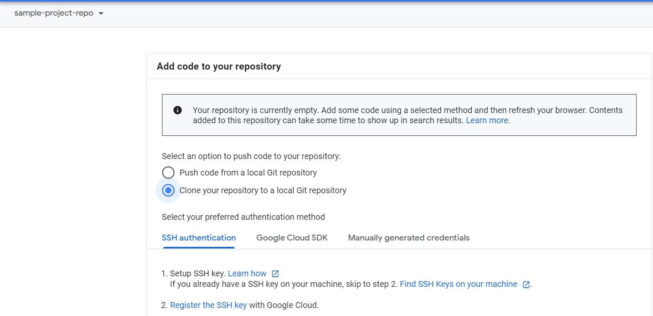 Create a Repository Using Google Source Repositories(GSR) in 5 Simple Steps 7