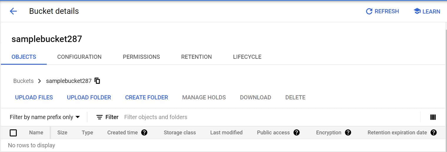 Step by Step Guide to Create a Bucket in Google Cloud Storage 8
