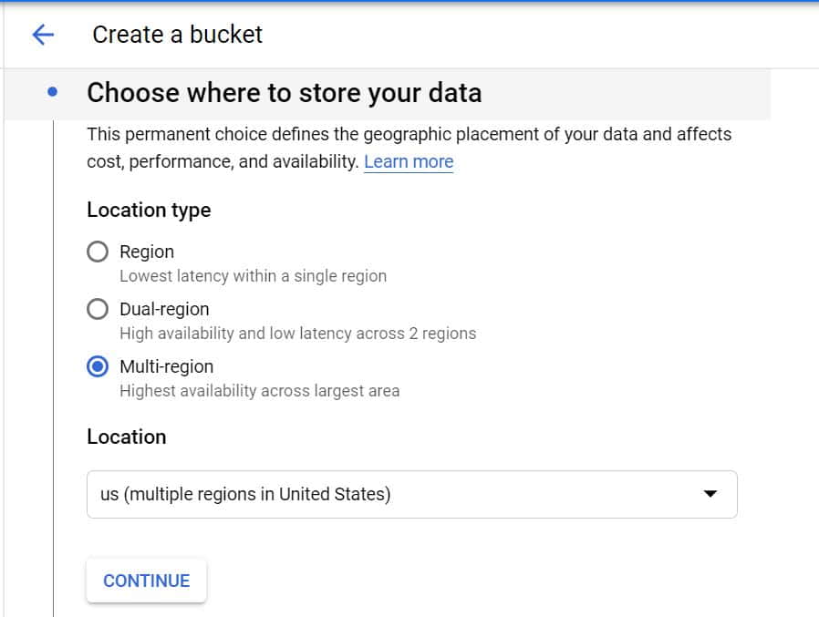Step by Step Guide to Create a Bucket in Google Cloud Storage 4