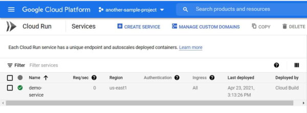 Deploy a Container to Multiple GCP Projects and Host with Cloud Run 3