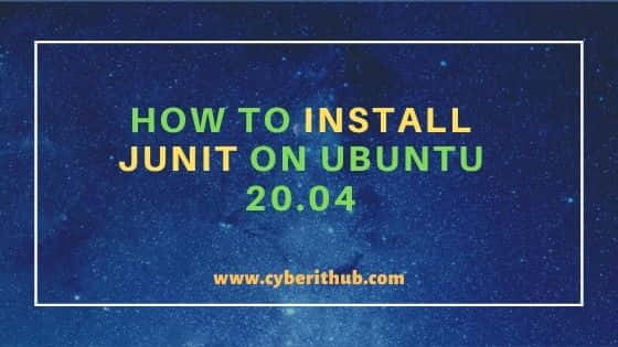 How to Install JUnit on Ubuntu 20.04 in 4 Practical Steps 1