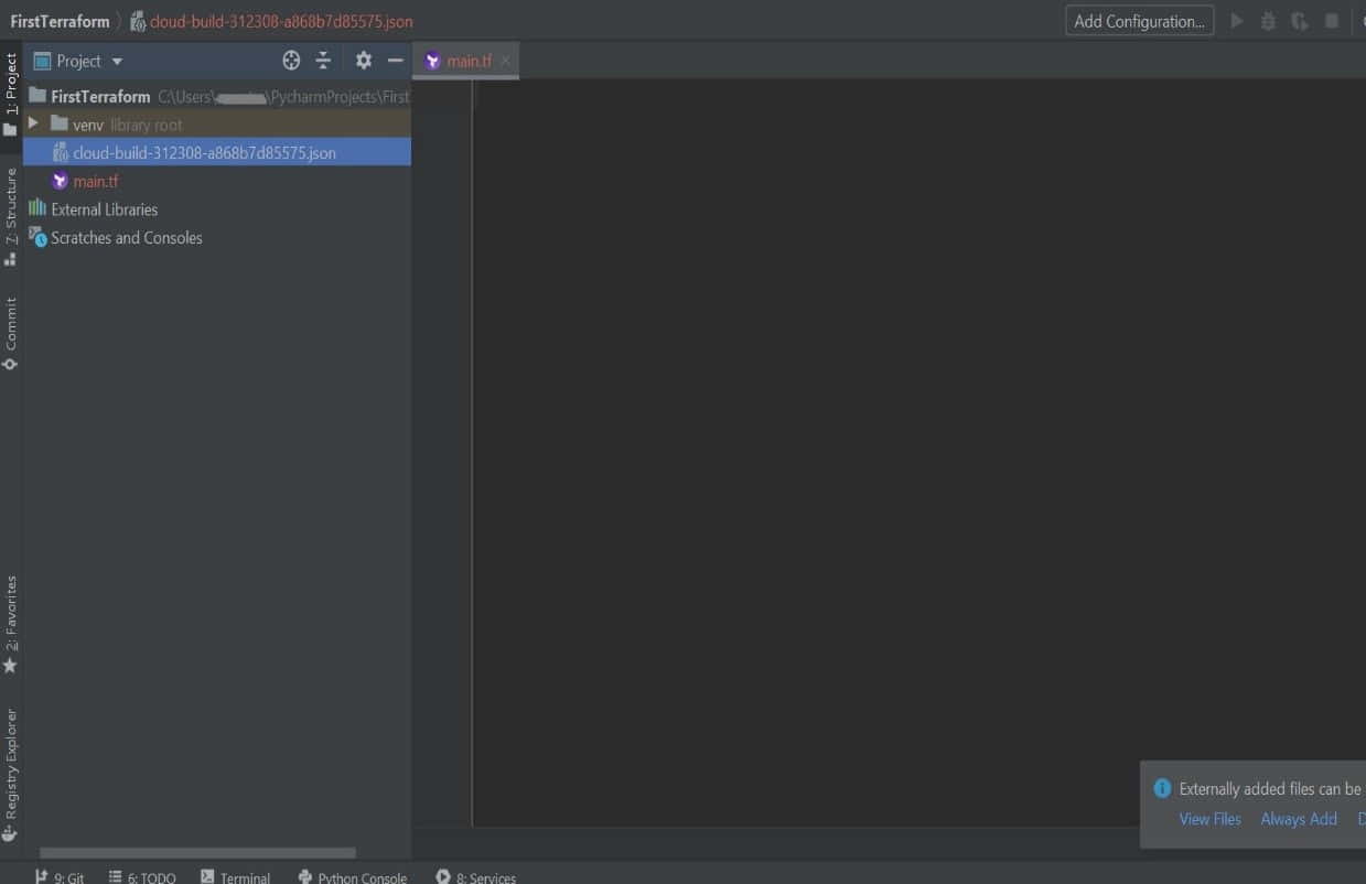 Step by Step Guide to Setup Terraform in PyCharm on Windows 10 12