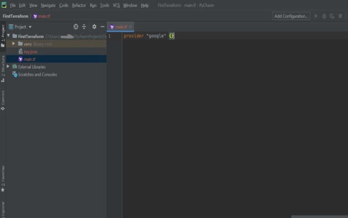 Step by Step Guide to Setup Terraform in PyCharm on Windows 10 4