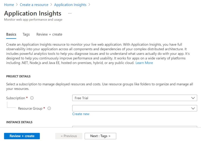 How to Create an Application Insights Resource to Monitor Your Application 164