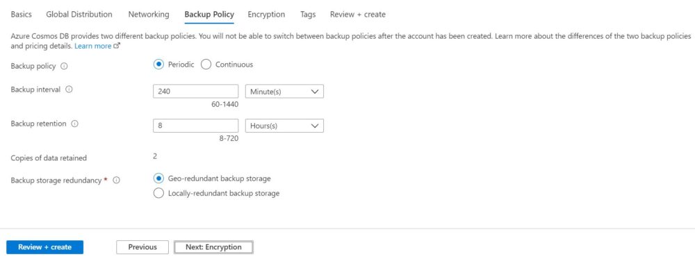 How to Create Azure Cosmos DB Account from Azure Portal 33