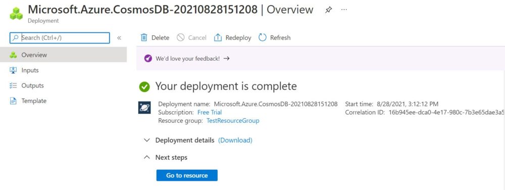 How to Create Azure Cosmos DB Account from Azure Portal 13