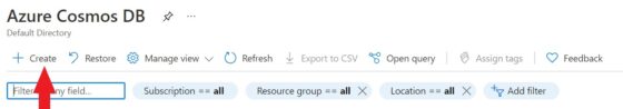 How to Create Azure Cosmos DB Account from Azure Portal 3