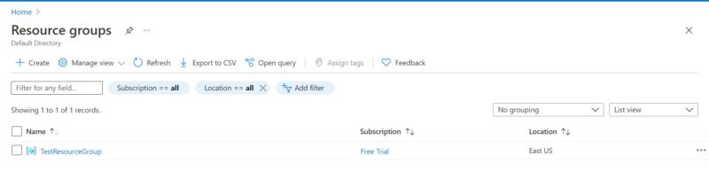 How to Create a Resource Group in Microsoft Azure Cloud 144