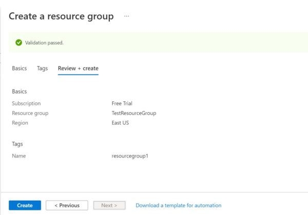 How to Create a Resource Group in Microsoft Azure Cloud 143