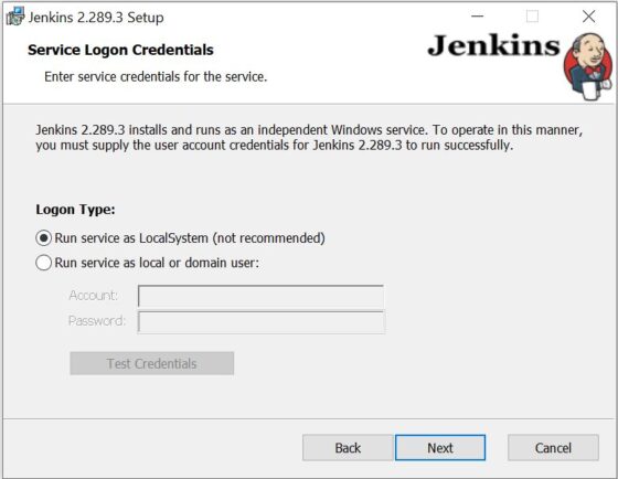 How to Download and Install Jenkins on Windows 10 4