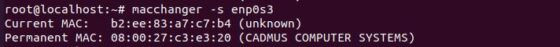 How to Change the MAC Address on Ubuntu 20.04 LTS Using Macchanger 5