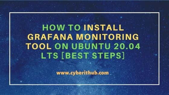 How to Install Grafana Monitoring Tool on Ubuntu 20.04 LTS [Best Steps] 18