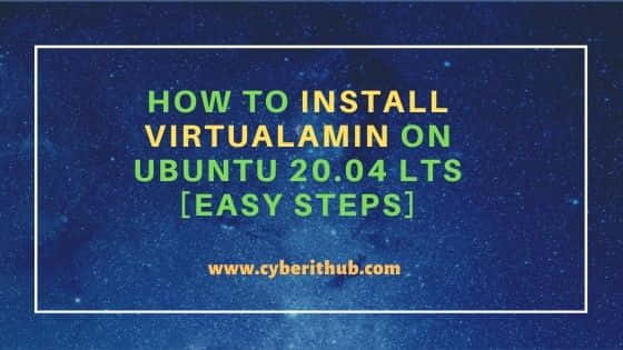 How to Install Virtualmin on Ubuntu 20.04 LTS [Easy Steps] 1
