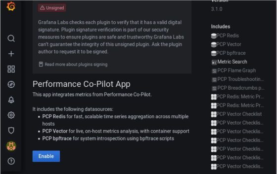 How to Install Grafana PCP Plugin on CentOS 8/Fedora 35 7