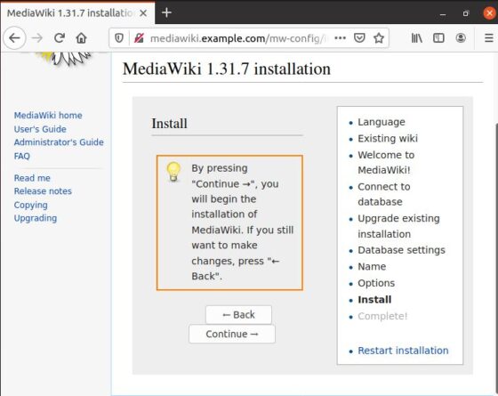 How to Install and Setup MediaWiki on Ubuntu 20.04 LTS [Easy Steps] 10