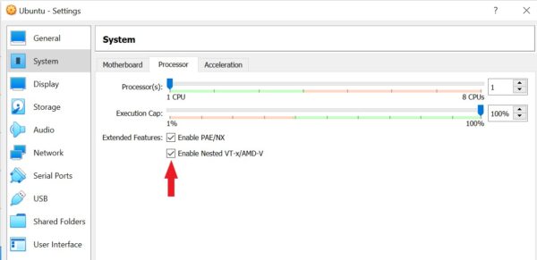 How to Enable Nested VT-X/AMD-V in Virtualbox [Step by Step] 4