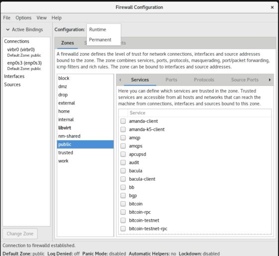 How to Install and Setup Firewalld GUI on Rocky Linux 8 4