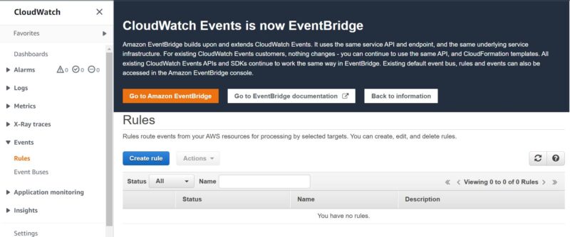 How to Create a Cloudwatch Rule Using AWS Management Console 68