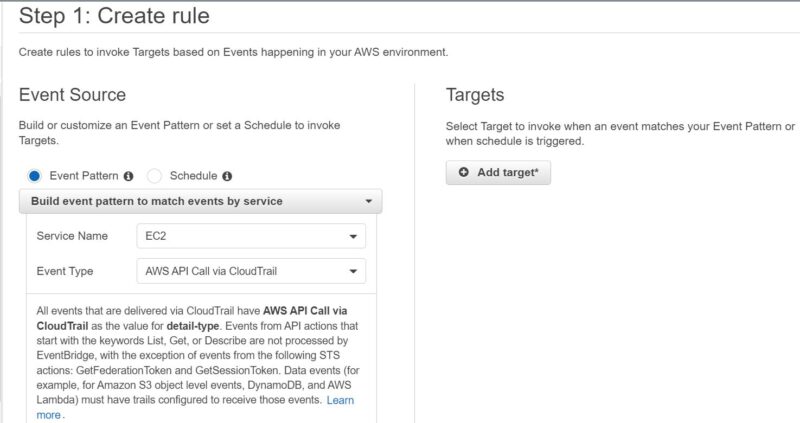 How to Create a Cloudwatch Rule Using AWS Management Console 69