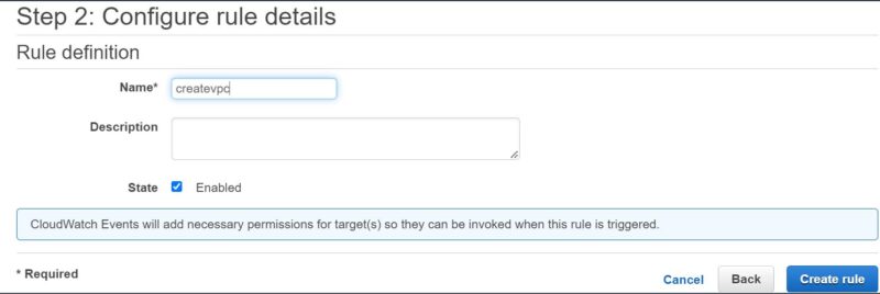 How to Create a Cloudwatch Rule Using AWS Management Console 73