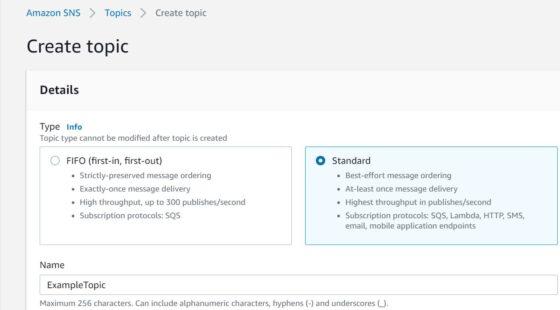 How to Create an Amazon SNS Topic Using AWS Management Console 88