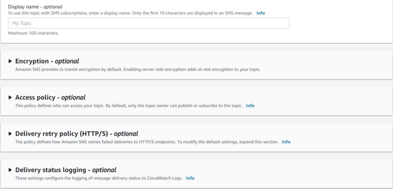 How to Create an Amazon SNS Topic Using AWS Management Console 5