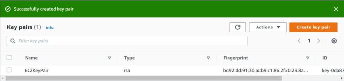 How to Create Key Pairs Using AWS Management Console 6