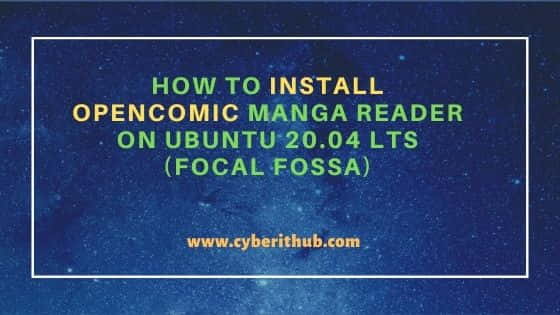 How to Install OpenComic Manga Reader on Ubuntu 20.04 LTS (Focal Fossa) 5