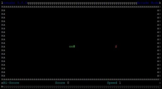 nSnake - Install and Play Classic Snake Game on Linux Terminal 3