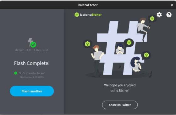 How to Install and Use balenaEtcher on Debian 11 (Bullseye) 11
