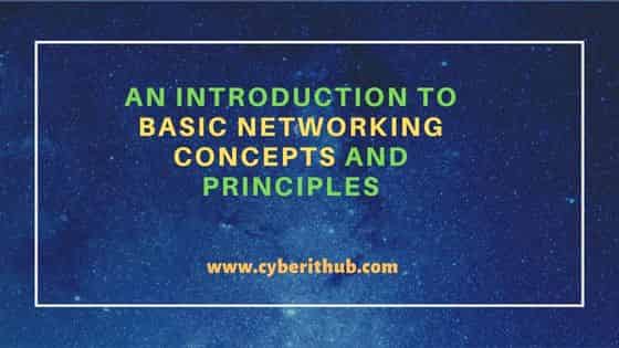 An Introduction to Basic Networking Concepts and Principles 1