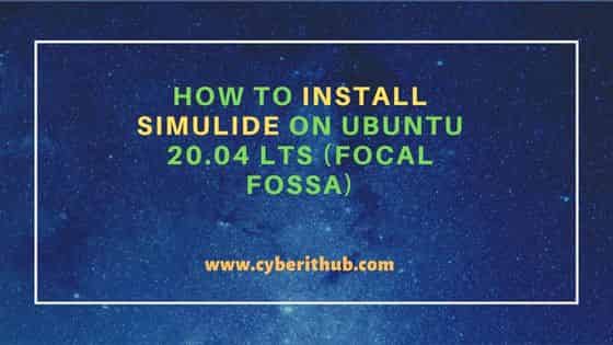 How to Install SimulIDE on Ubuntu 20.04 LTS (Focal Fossa)