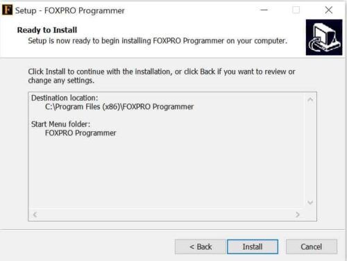 How to Install FOXPRO Programming Software in Windows 10 7