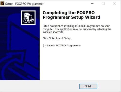 How to Install FOXPRO Programming Software in Windows 10 9
