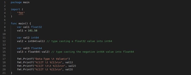 Introduction to Type Casting in Golang [Explained with examples] 10