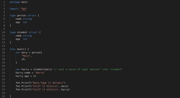 Introduction to Type Casting in Golang [Explained with examples] 15